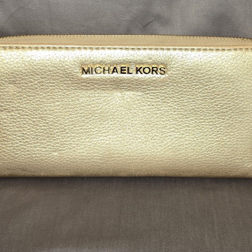Michael Kors Shimmering Gold Wallet